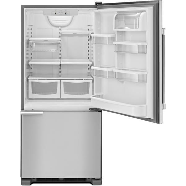 Maytag Mbf1953dem 19 Cu Ft Single Door Bottom Freezer