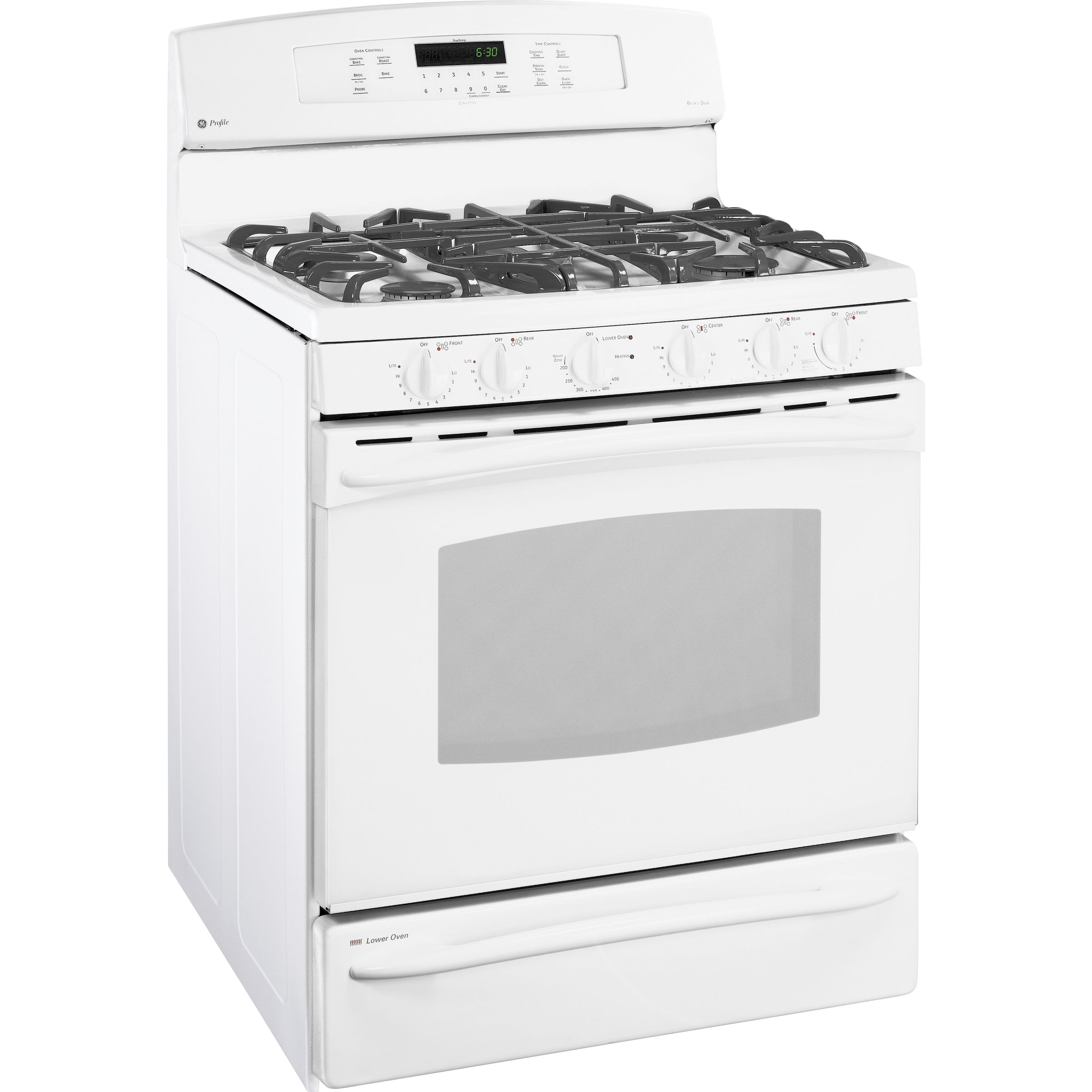 Ge Profile Series Pgb918demww 30 Freestanding Gas Range W