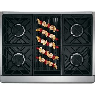 Ge Zgu364 36 In Gas Cooktop Sears Outlet