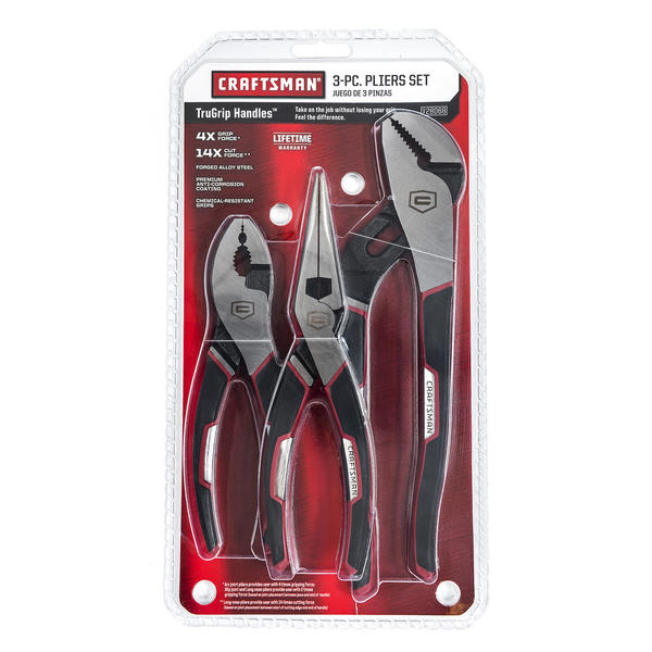 Craftsman 28068 3 pc. Pliers Set Sears Hometown Stores