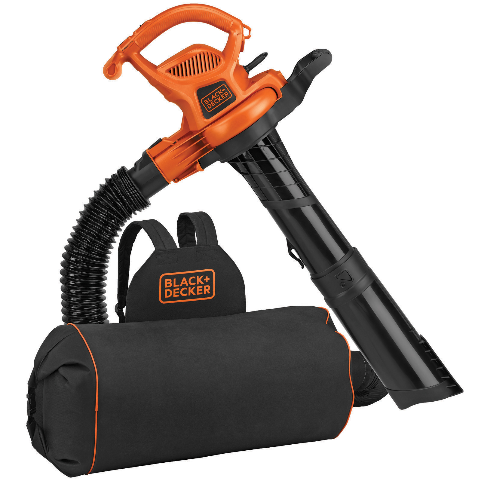 BLACK+DECKER BEBL7000 12 Amp 3-in-1 VACPACK™ Leaf Blower, Vacuum ...