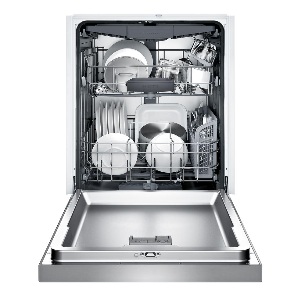 Bosch Shem63w55n 300 Series 24 Built In Dishwasher Stainless Steel