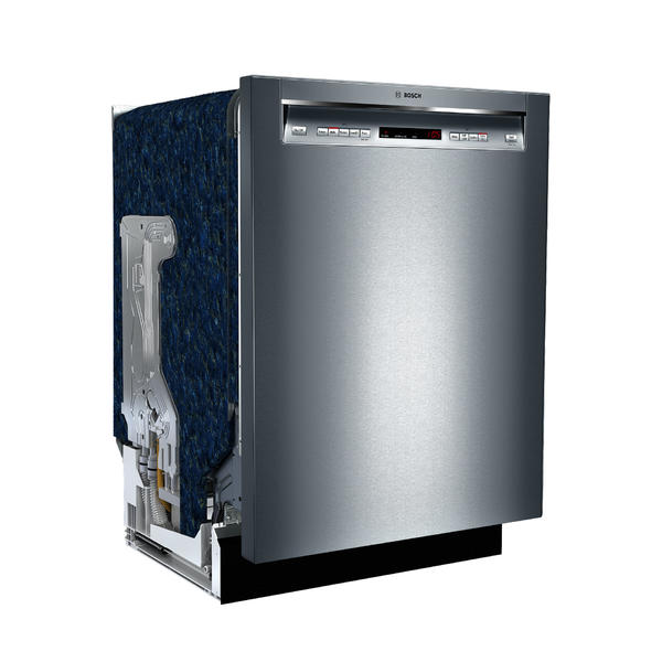 Bosch SHEM63W55N 300 Series 24" BuiltIn Dishwasher Stainless Steel