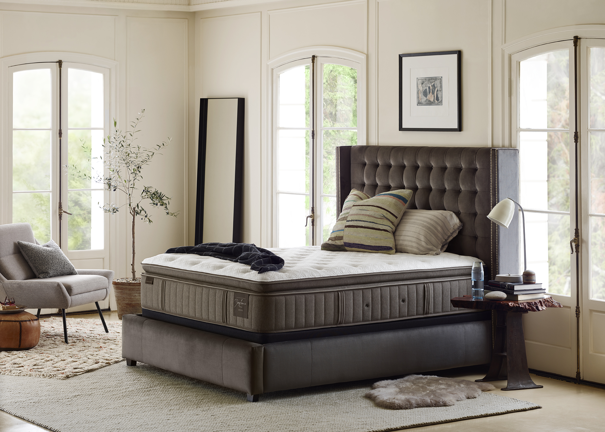Stearns Foster Mckee Luxury Firm Euro, Stearns And Foster King Bed