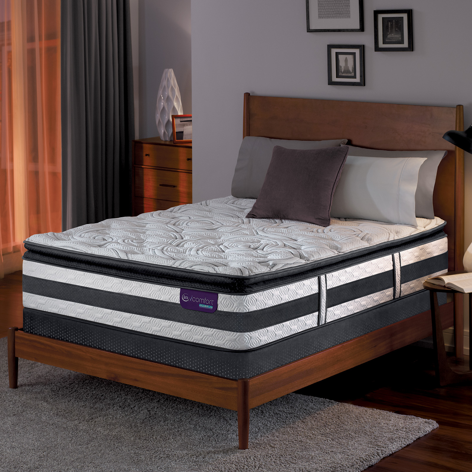Serta Icomfort 92459 Serta Hybrid Observer Queen Super Pillowtop