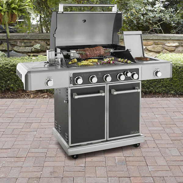 Kenmore Elite Pg 40406srlb 5 Burner Dual Fuel Gas Grill With