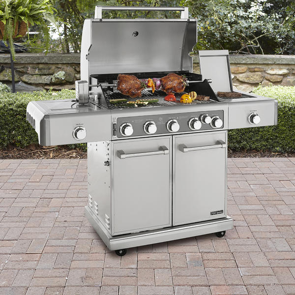 Kenmore Elite Pg 40406srl 5 Burner Dual Fuel Gas Grill With