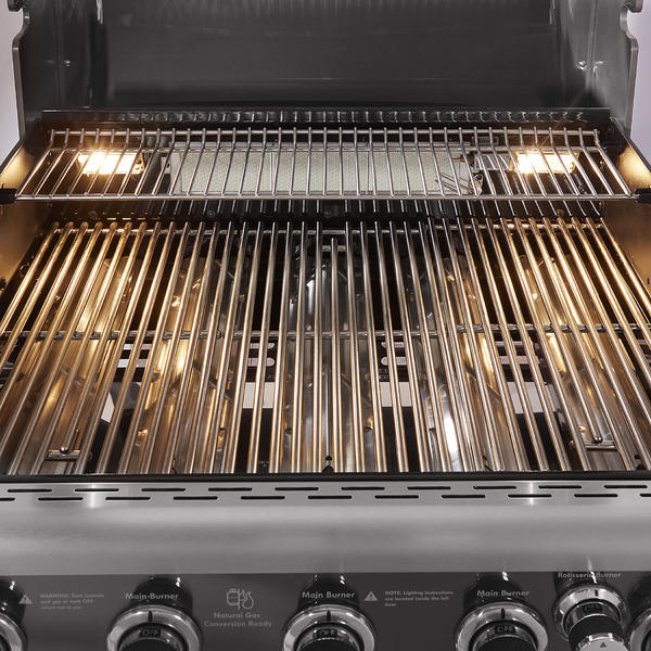 Kenmore Elite PG40406SRL 5Burner Dual Fuel Gas Grill with Motorized