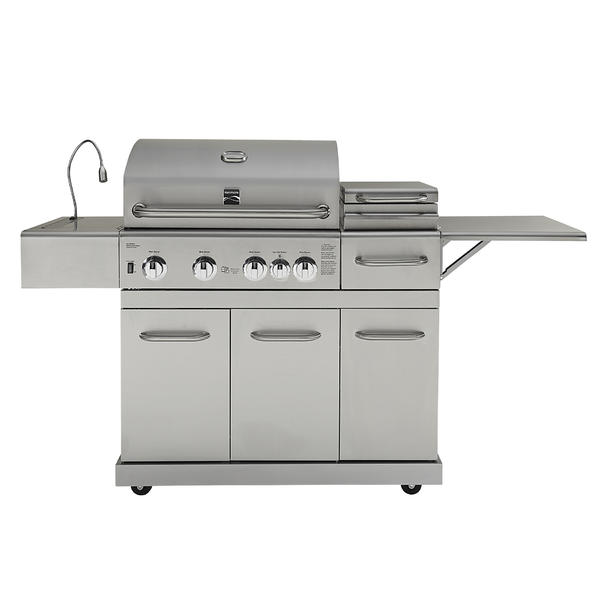 Kenmore RB2818ST 4 Burner Gas Grill with Top Sear Drawer/Steamer