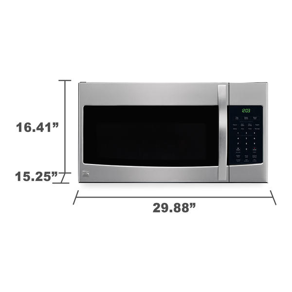 Kenmore 80333 1.7 cu. ft. OvertheRange Microwave Stainless Steel Sears Hometown Stores