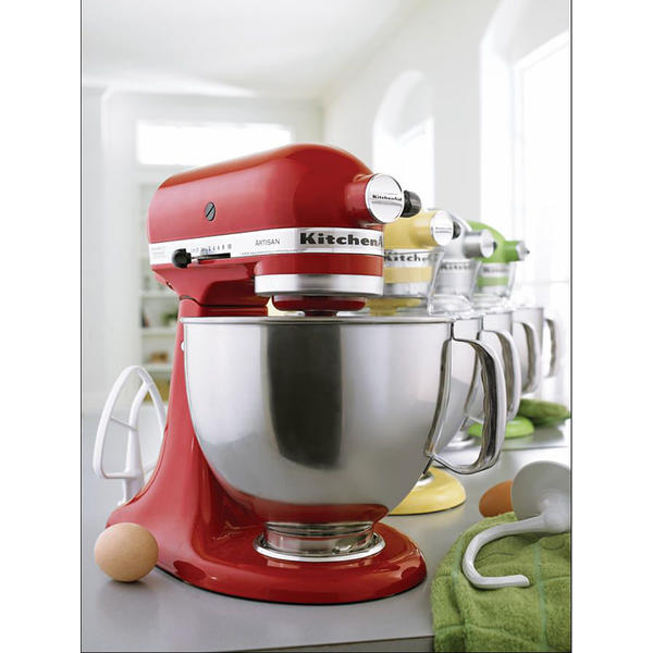 KitchenAid KSM150PSER 5Quart Artisan® Series Stand Mixer Empire Red