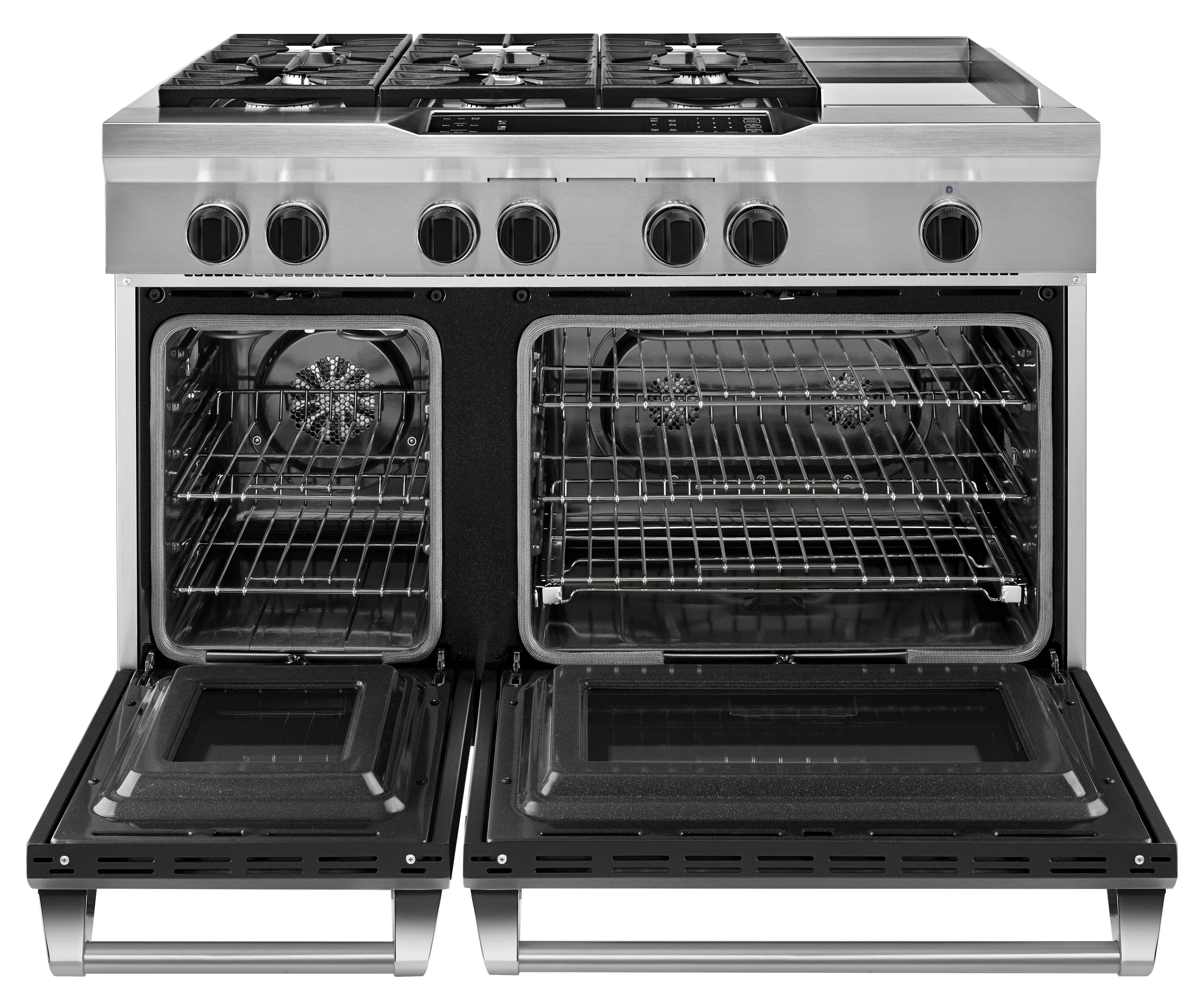 Kitchenaid Kdrs483vbk 48 6 Burner Dual Fuel Commercial Style