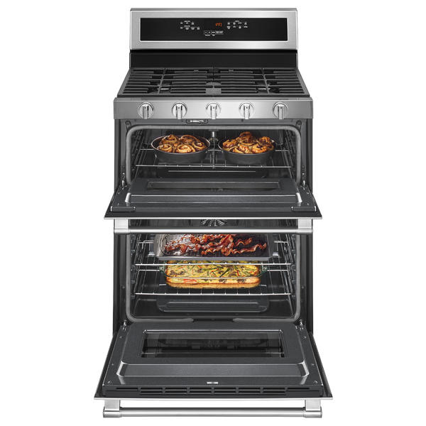 Maytag MGT8800FZ 6.0 cu. ft. 30" Double Oven Gas Range with True