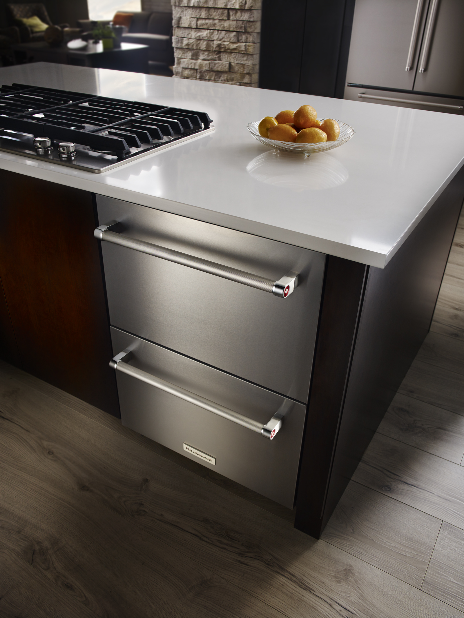 Kitchenaid Kudr204esb 4 7 Cu Ft Double Refrigerator Drawer
