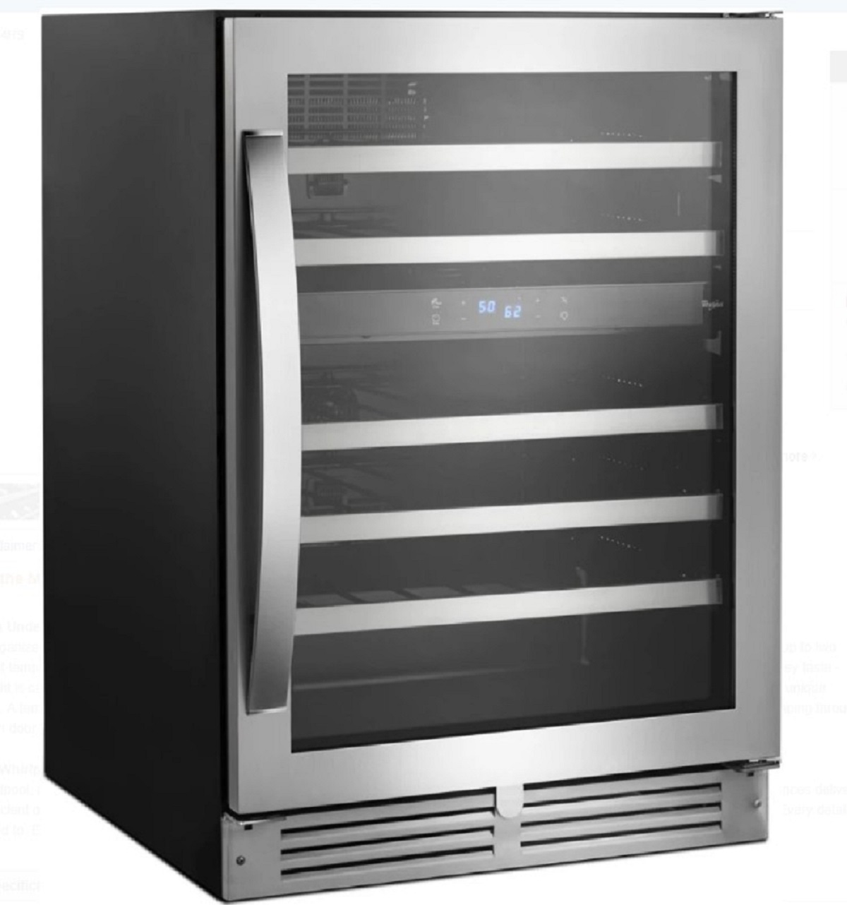 Whirlpool WUW55X24HS00 Wine Cellar