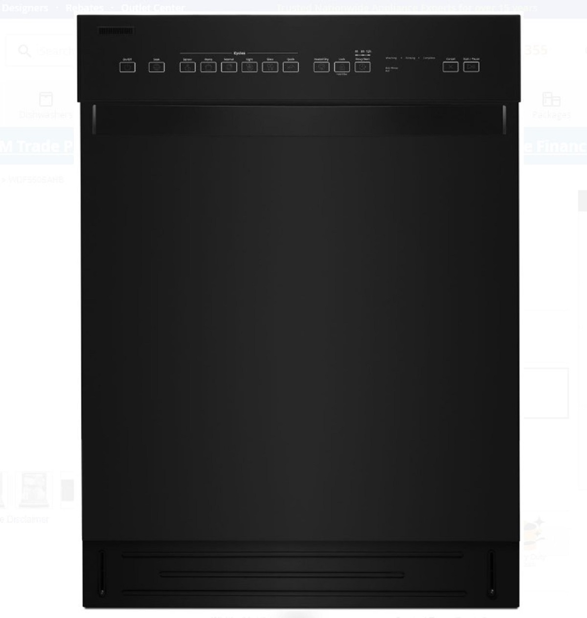Whirlpool WDF550SAHB0 Dishwasher