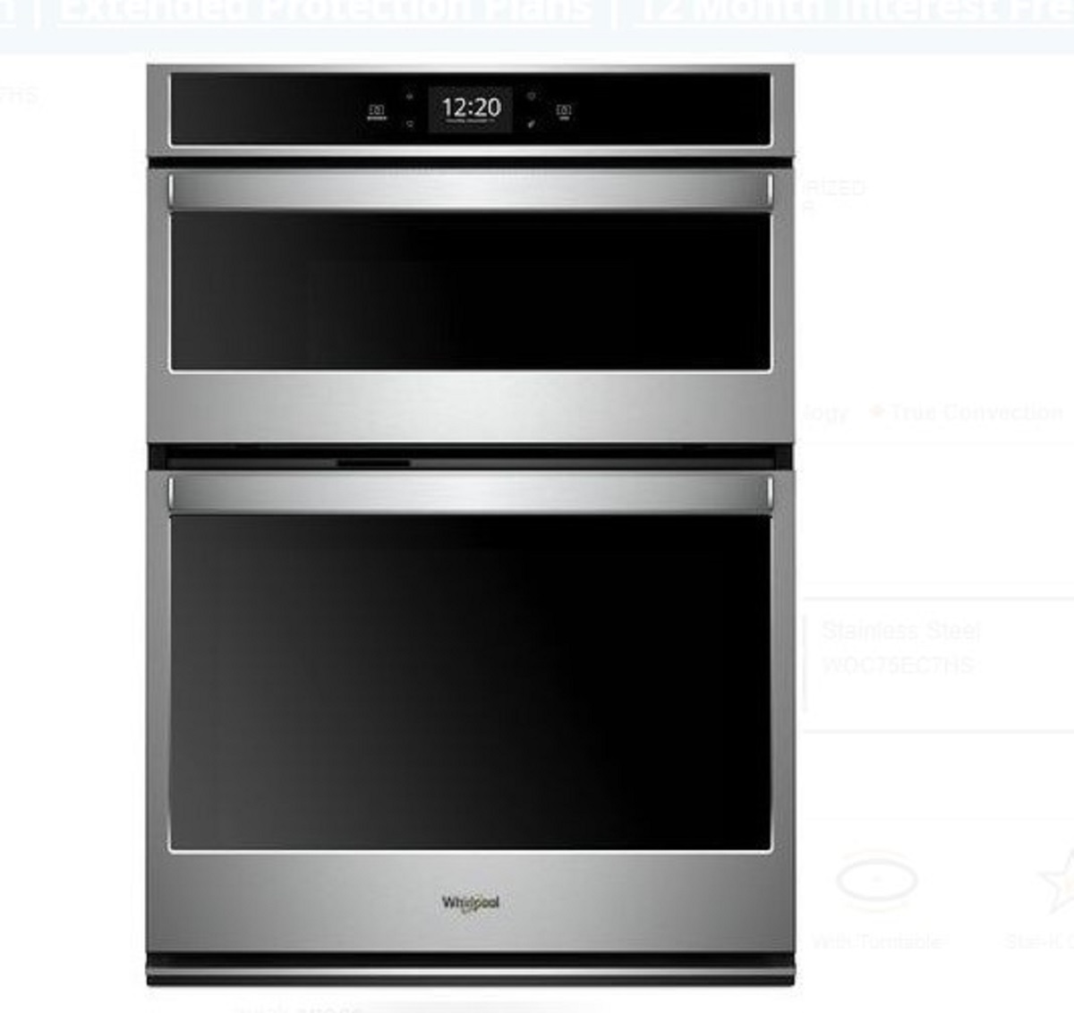 Whirlpool WOC75EC7HS01 Wall Oven/Microwave Combo