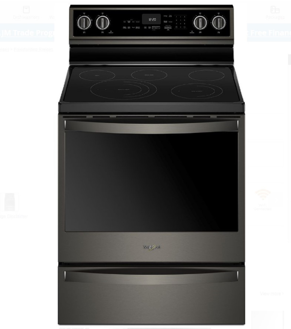Whirlpool WFE775H0HB1 Electric Range