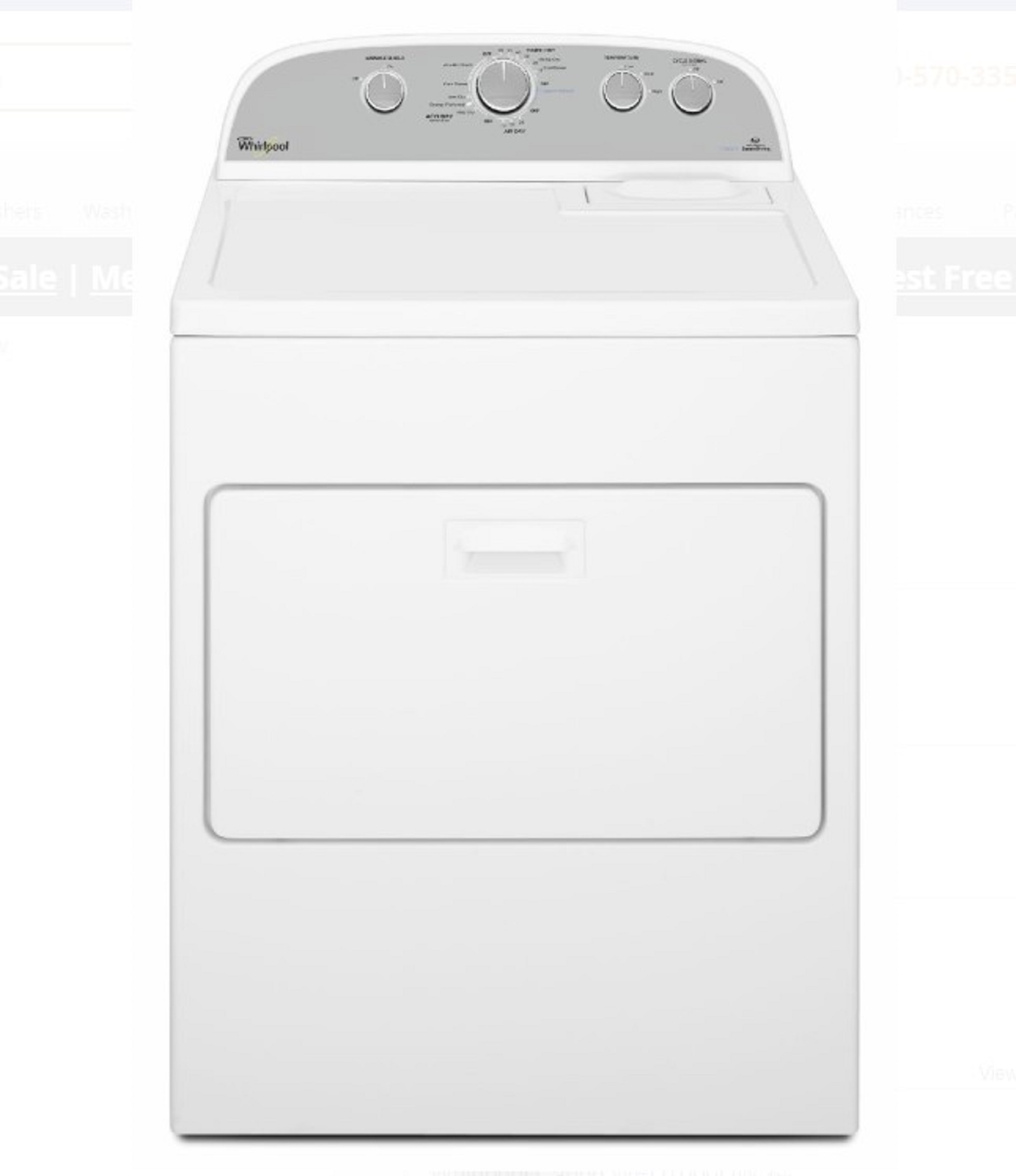 Whirlpool WGD49STBW2 Gas Dryer