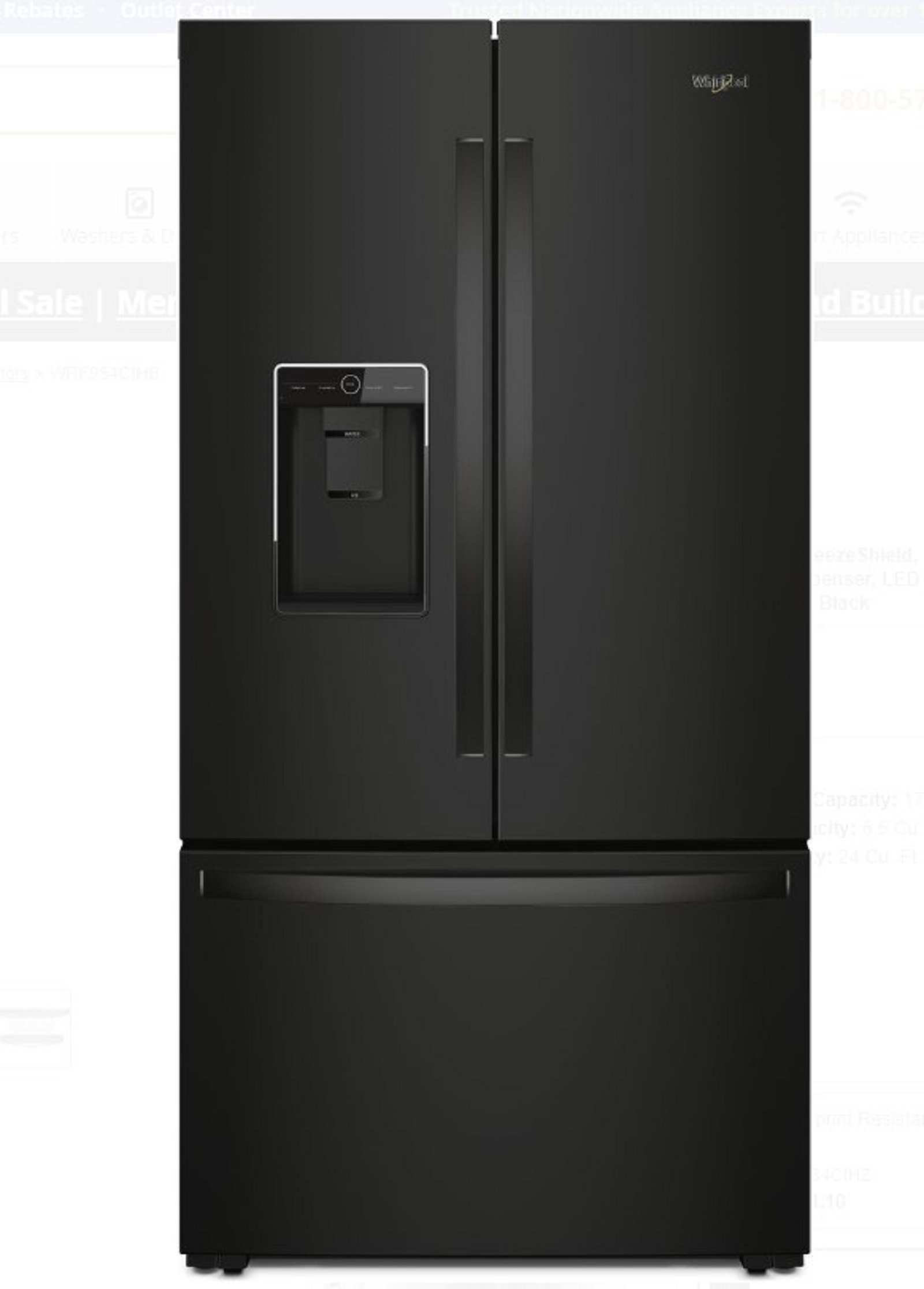 Whirlpool WRF954CIHB00 Refrigerator