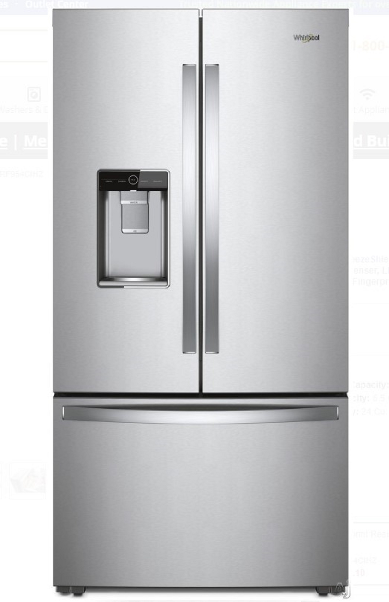 Whirlpool WRF954CIHZ01 Bottom-Mount Refrigerator