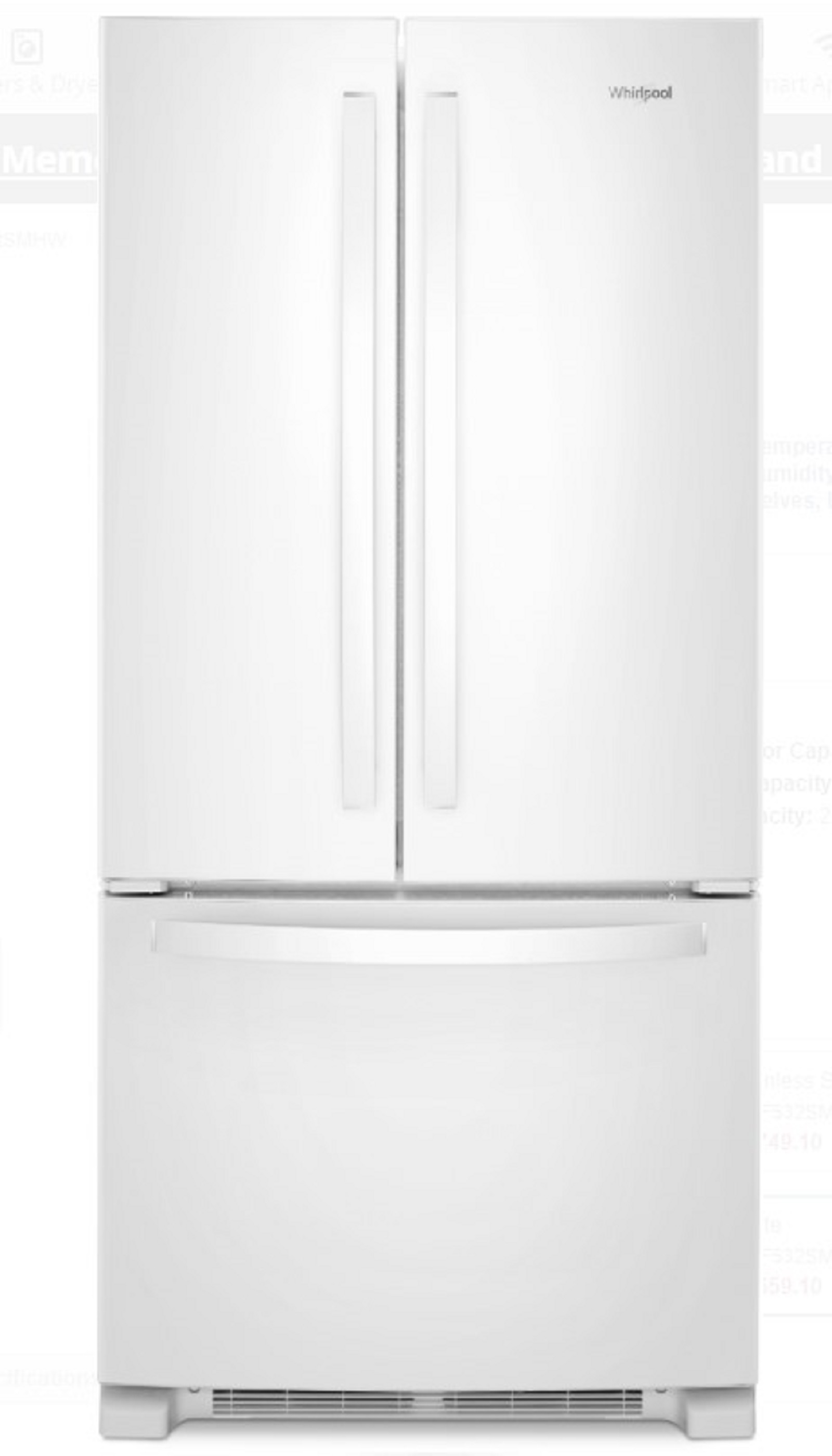 Whirlpool WRF532SMHW00 Bottom-Mount Refrigerator