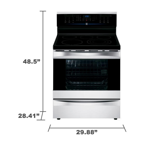 Frigidaire Fpef4085 5 4 Cu Ft 40 Electric Range Freestanding Electric Ranges Electric Range Kitchen Appliance Packages