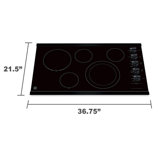 Kenmore Elite 45219 36 Electric Cooktop Black Sears Hometown