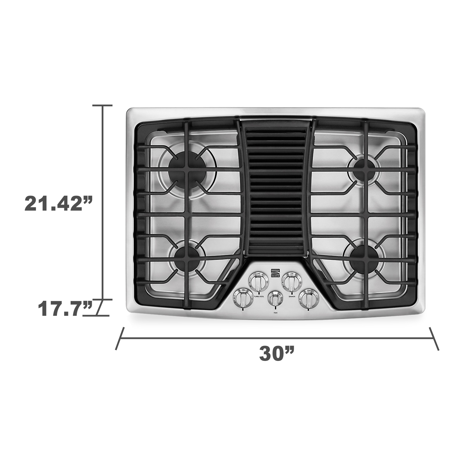 Stainless Steel Gas Cooktop With Downdraft Mycoffeepot Org