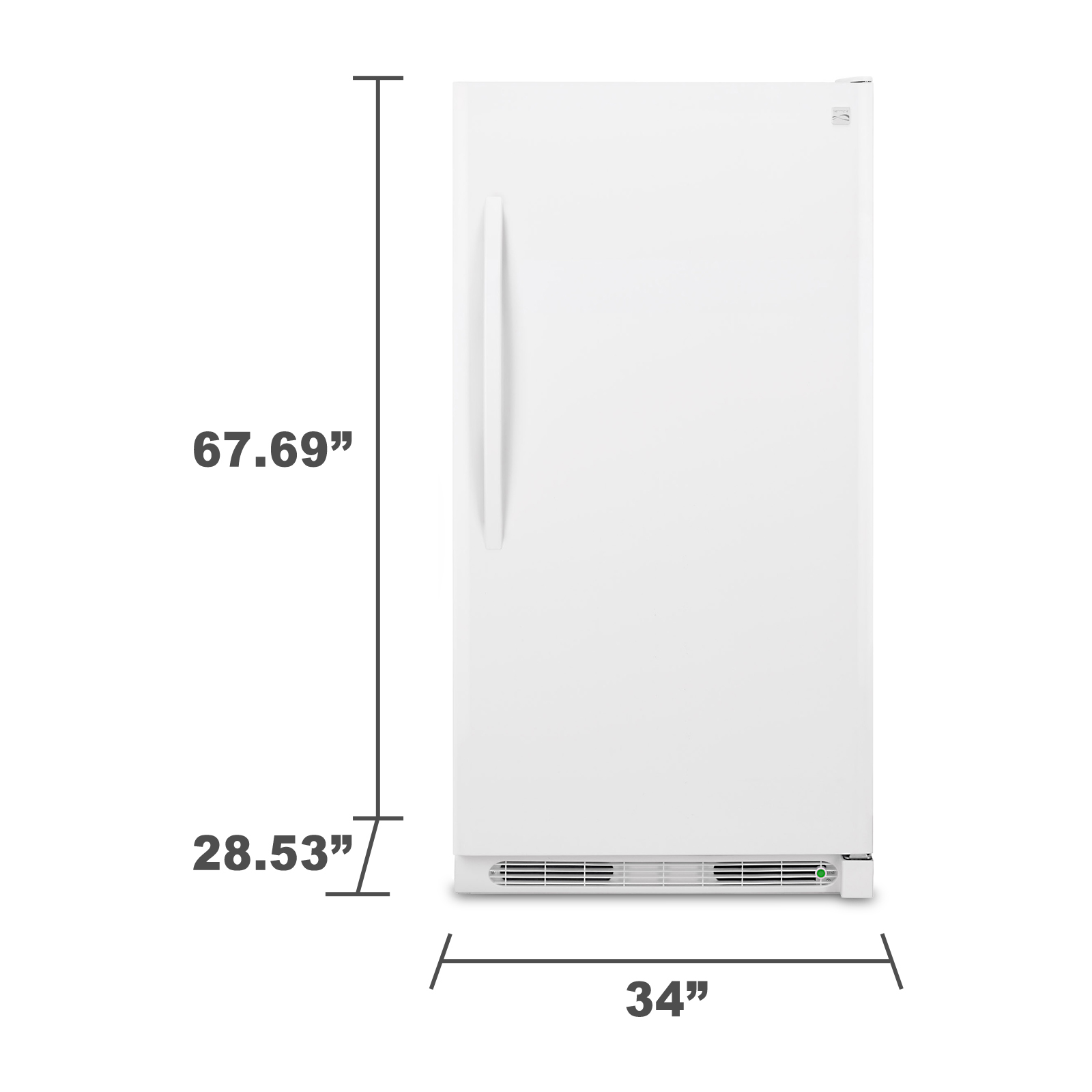 Kenmore 22742 16 6 Cu Ft Frost Free Upright Freezer White