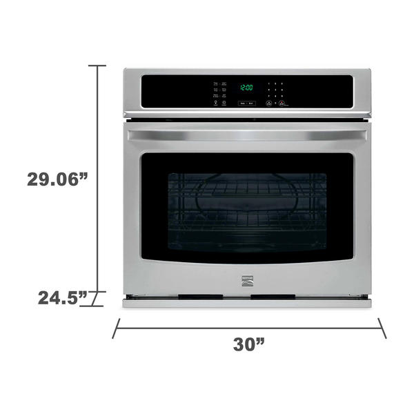 Kenmore 49423 30 Electric Self Clean Single Wall Oven Stainless Steel Sears Hometown Stores 4935