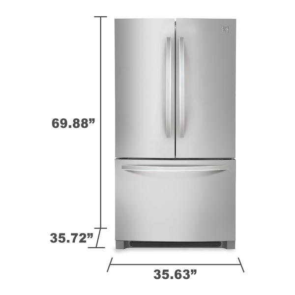 Kenmore 70413 27 6 Cu Ft French Door Refrigerator