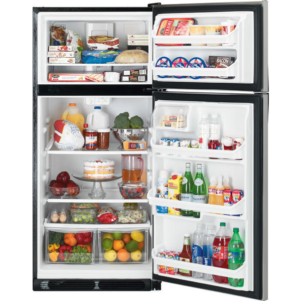 Kenmore 60505 18 cu ft Top-Freezer Refrigerator with Glass Shelves ...