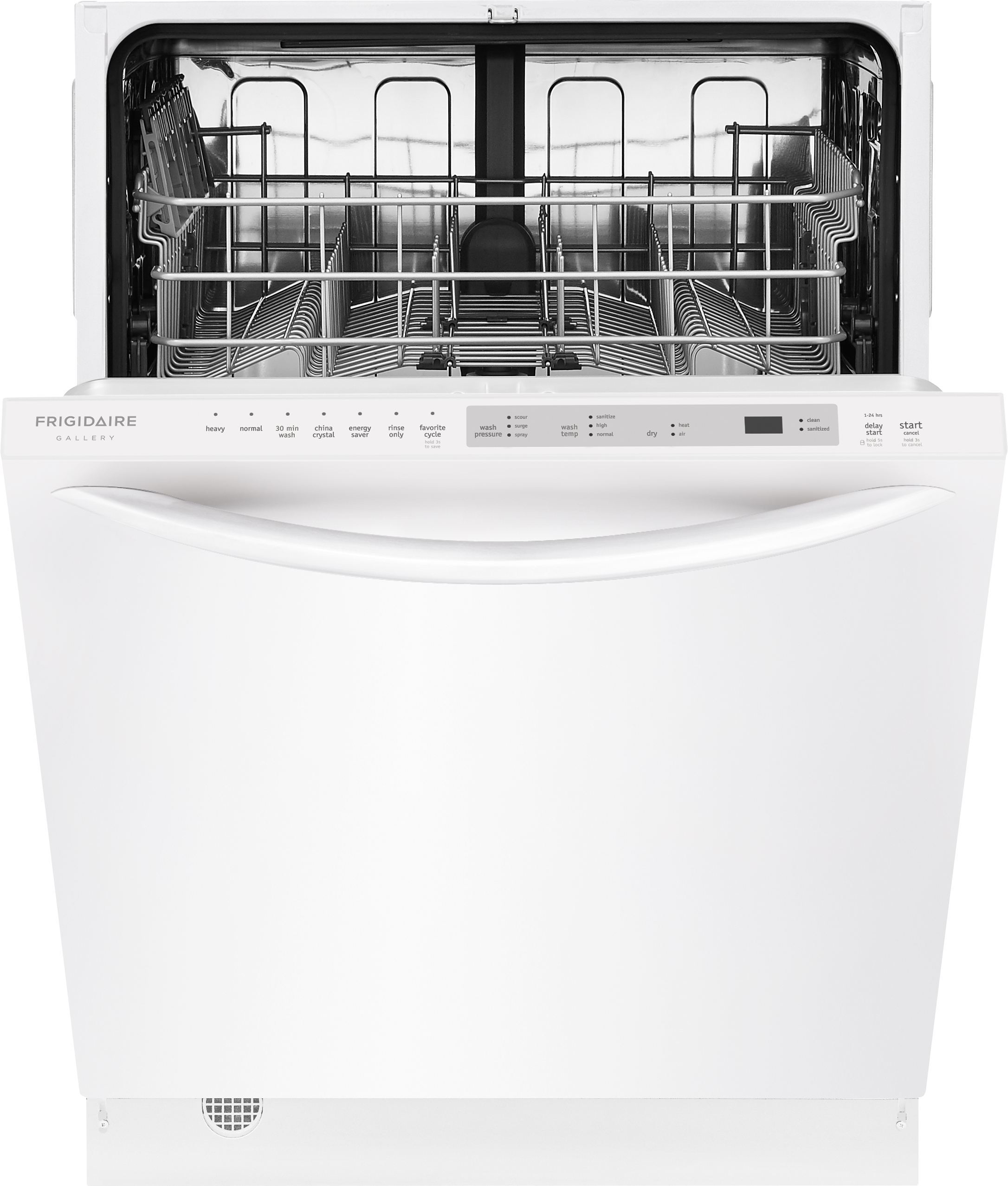 frigidaire gallery dishwasher white
