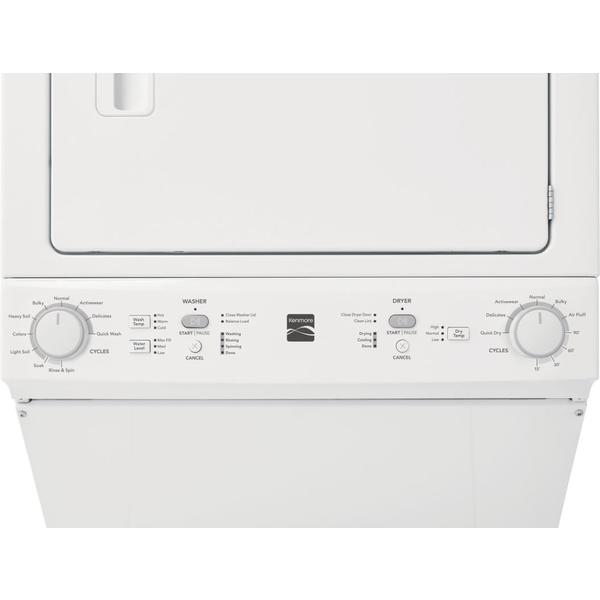 Kenmore 61732 3.9 cu. ft. Electric Laundry Center White Sears