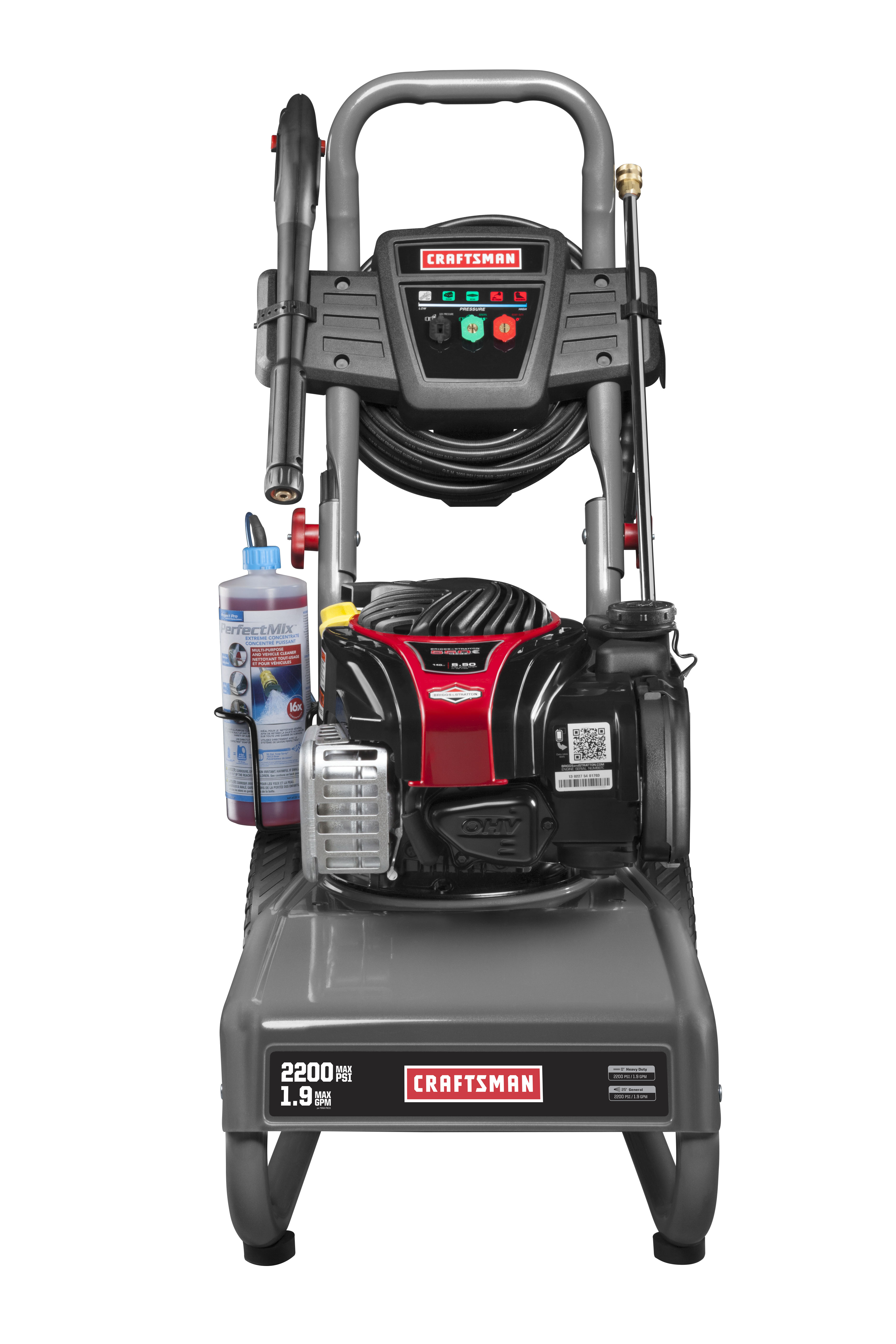 Craftsman 2000 deals psi pressure washer