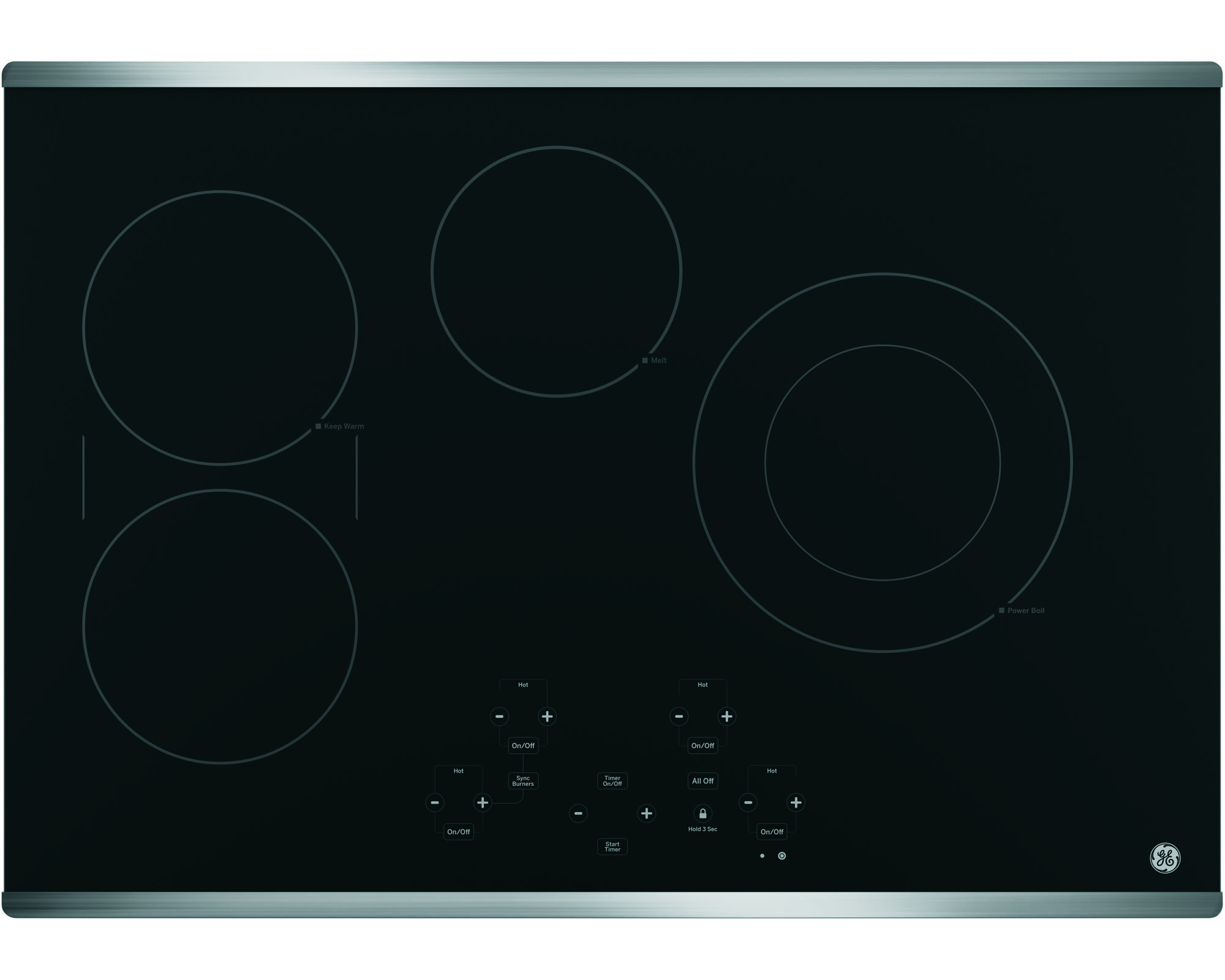 GE JP5030SJ1SS Electric Cooktop
