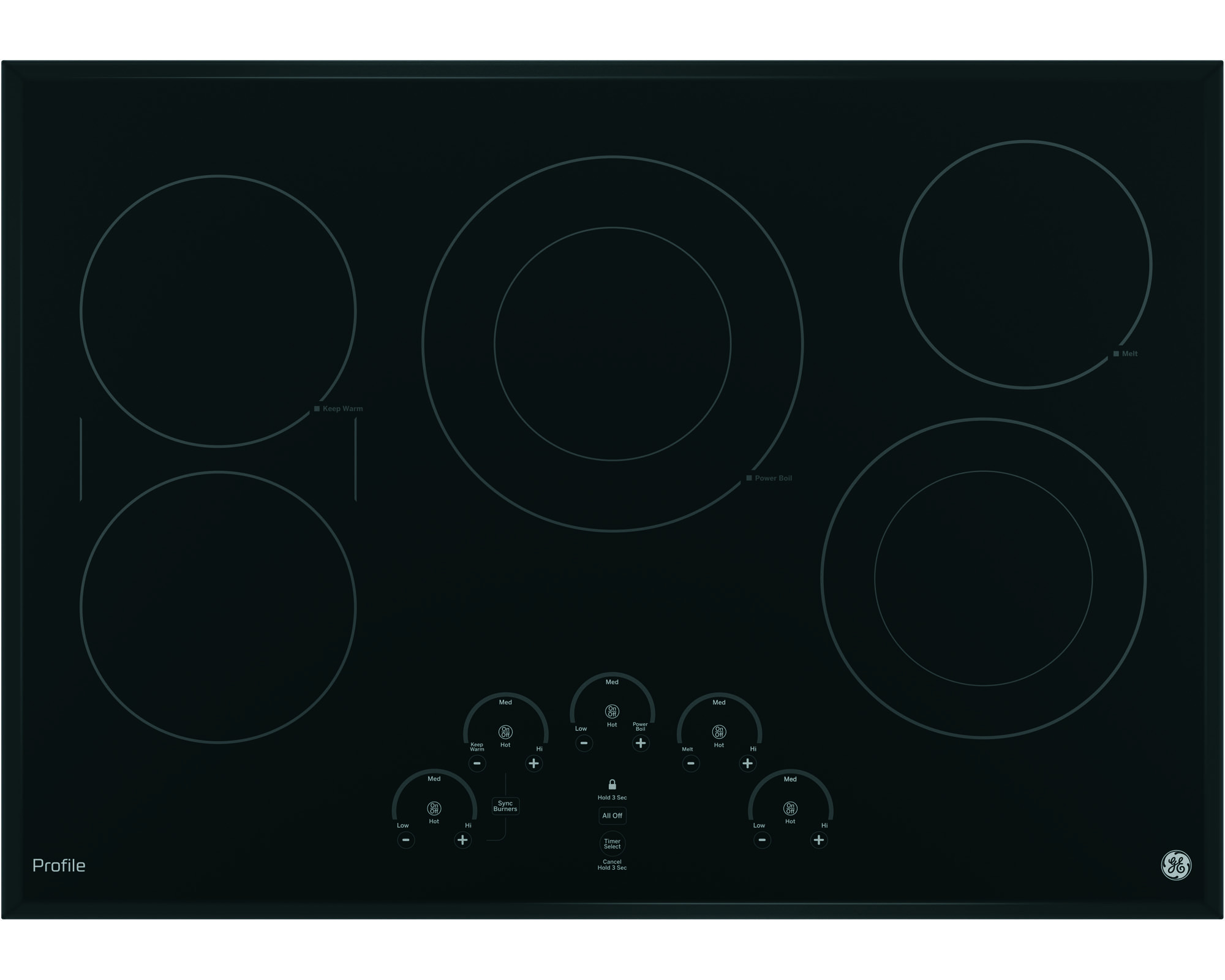 GE PP9030DJ2BB Electric Cooktop