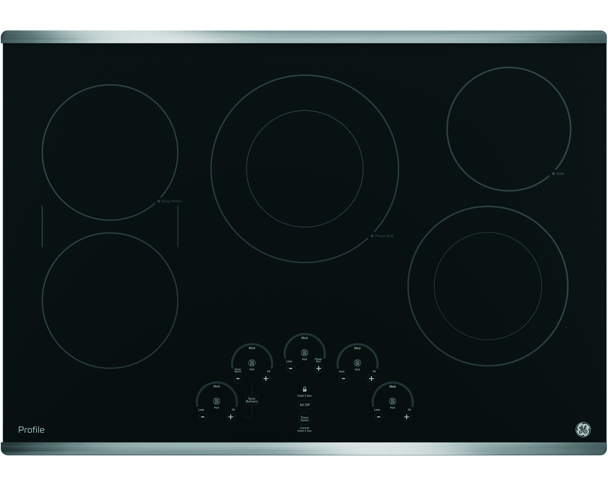 GE PP9030SJ2SS Electric Cooktop