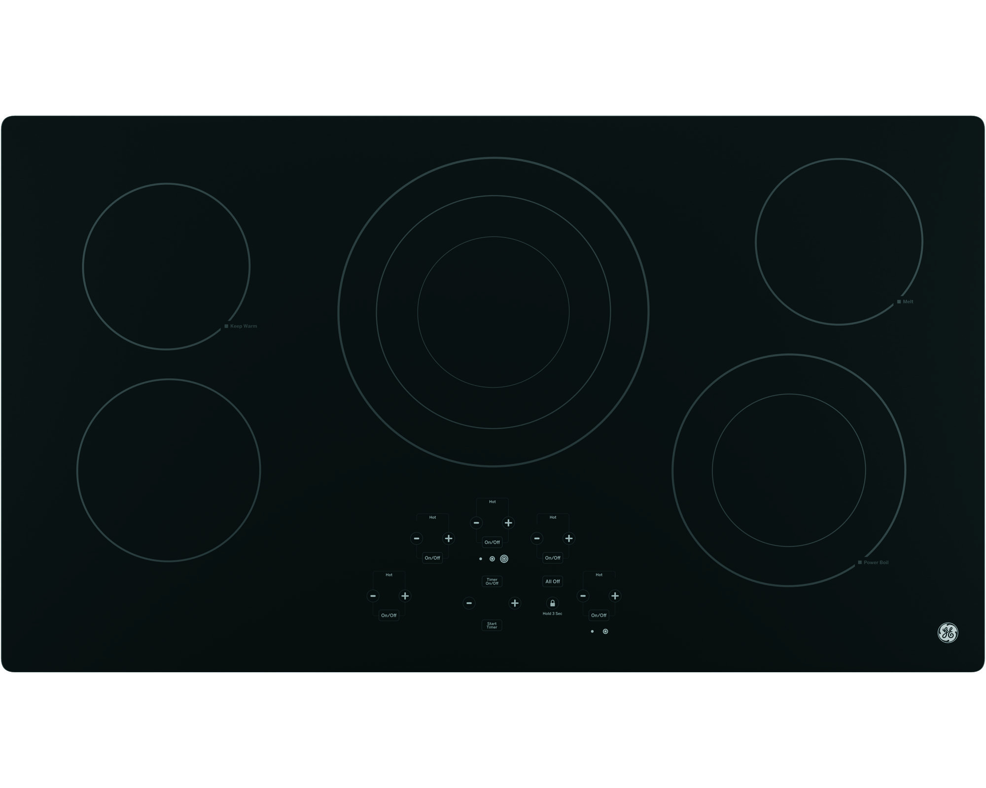 GE JP5036DJ1BB Electric Cooktop