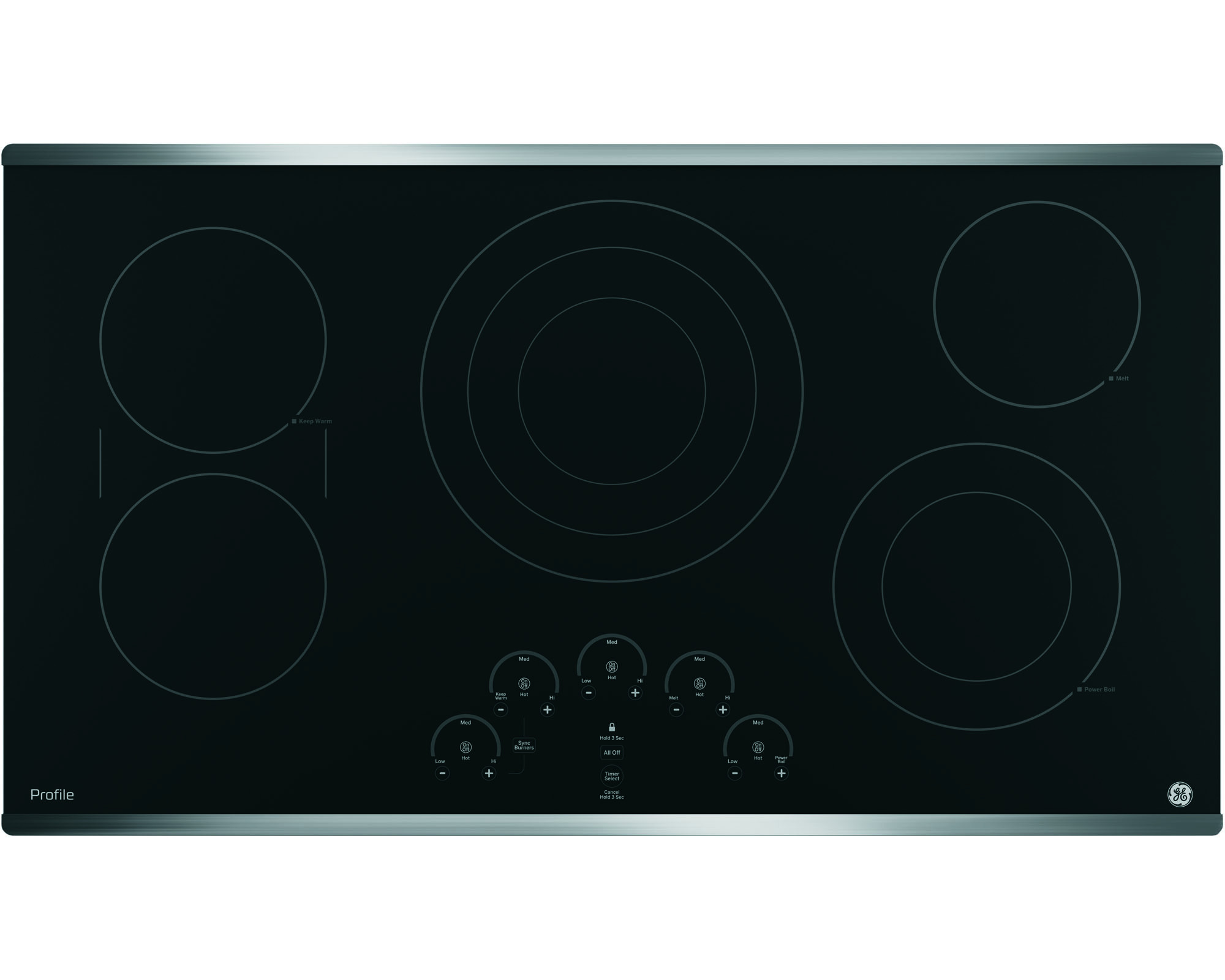 GE PP9036SJ1SS Electric Cooktop