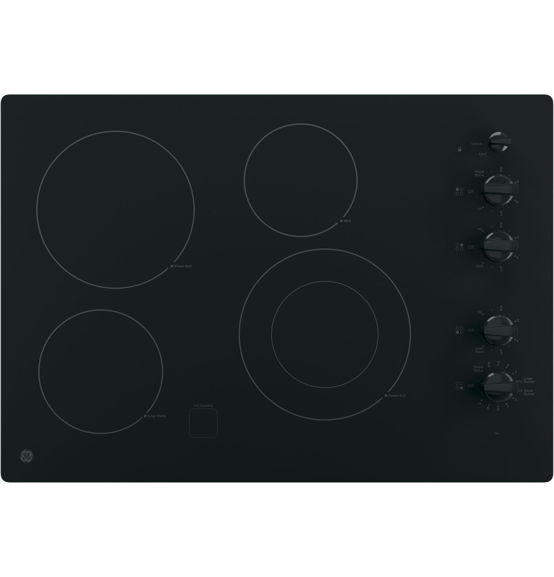 GE JP3530DJ1BB Electric Cooktop