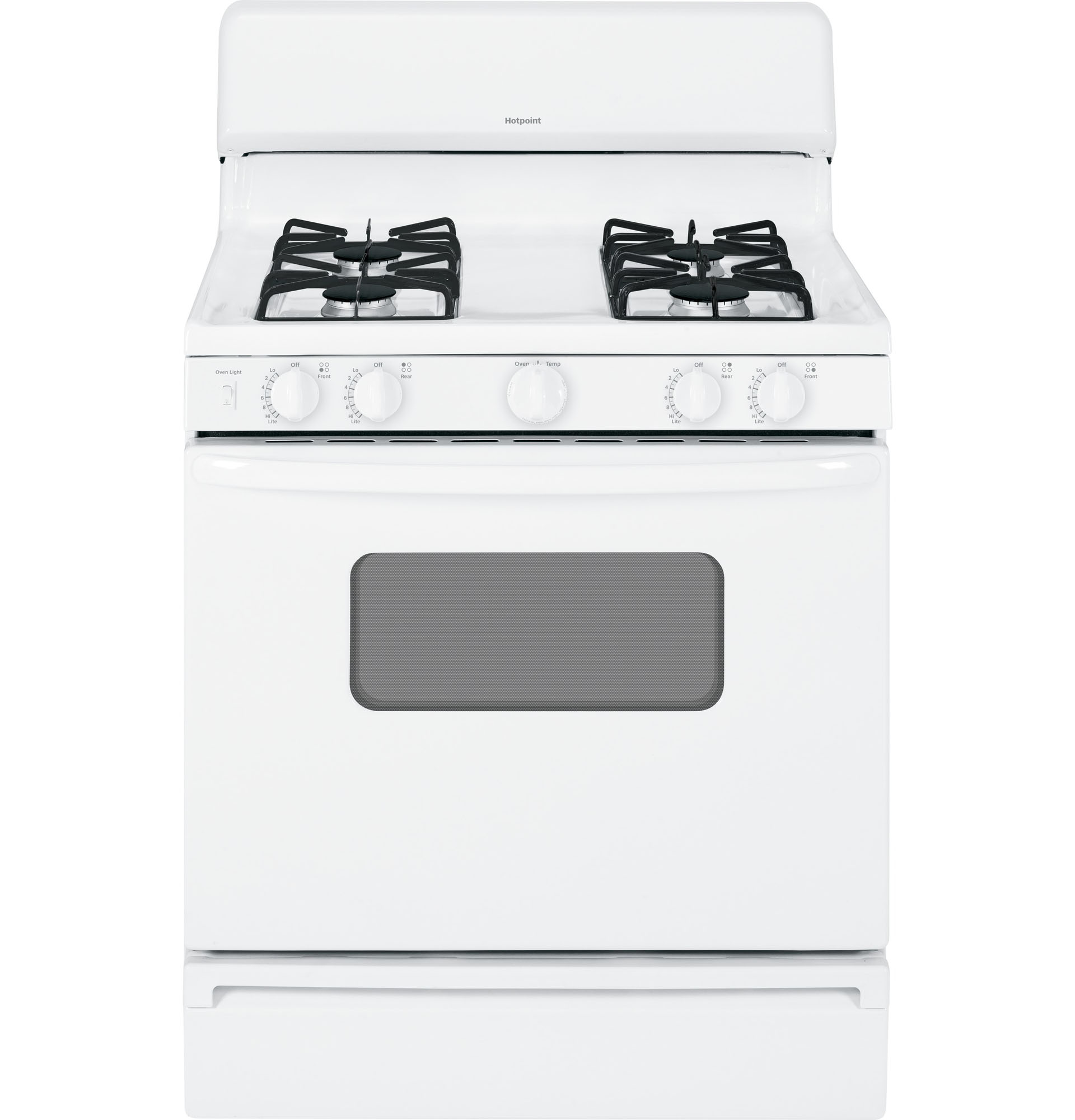 Hotpoint RGB526DEH3WW Gas Range