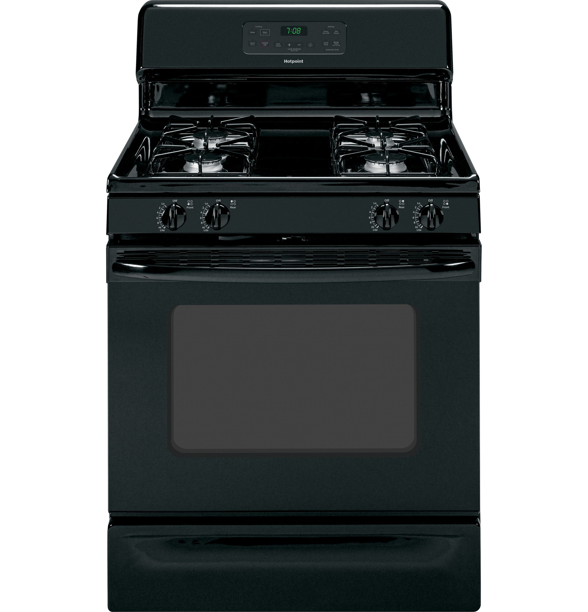 Hotpoint RGB780DEH1BB Gas Range
