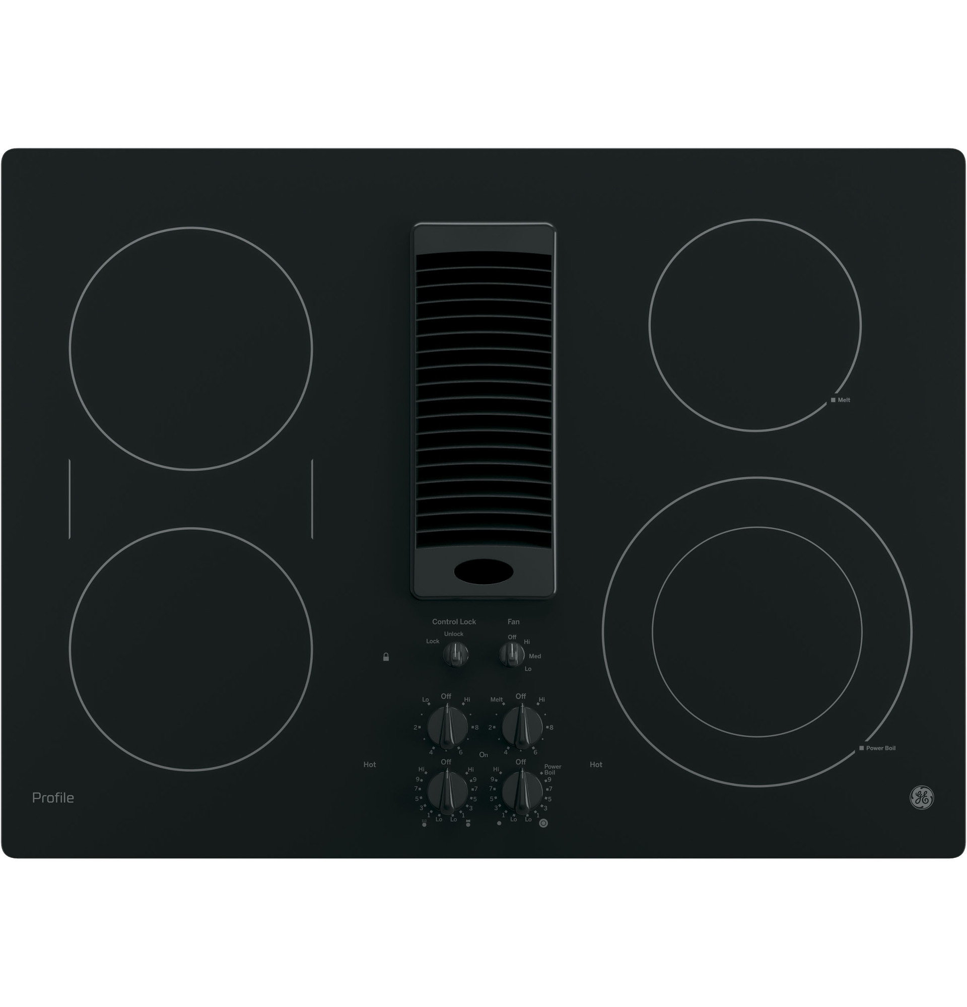 GE PP9830DJ1BB Electric Cooktop