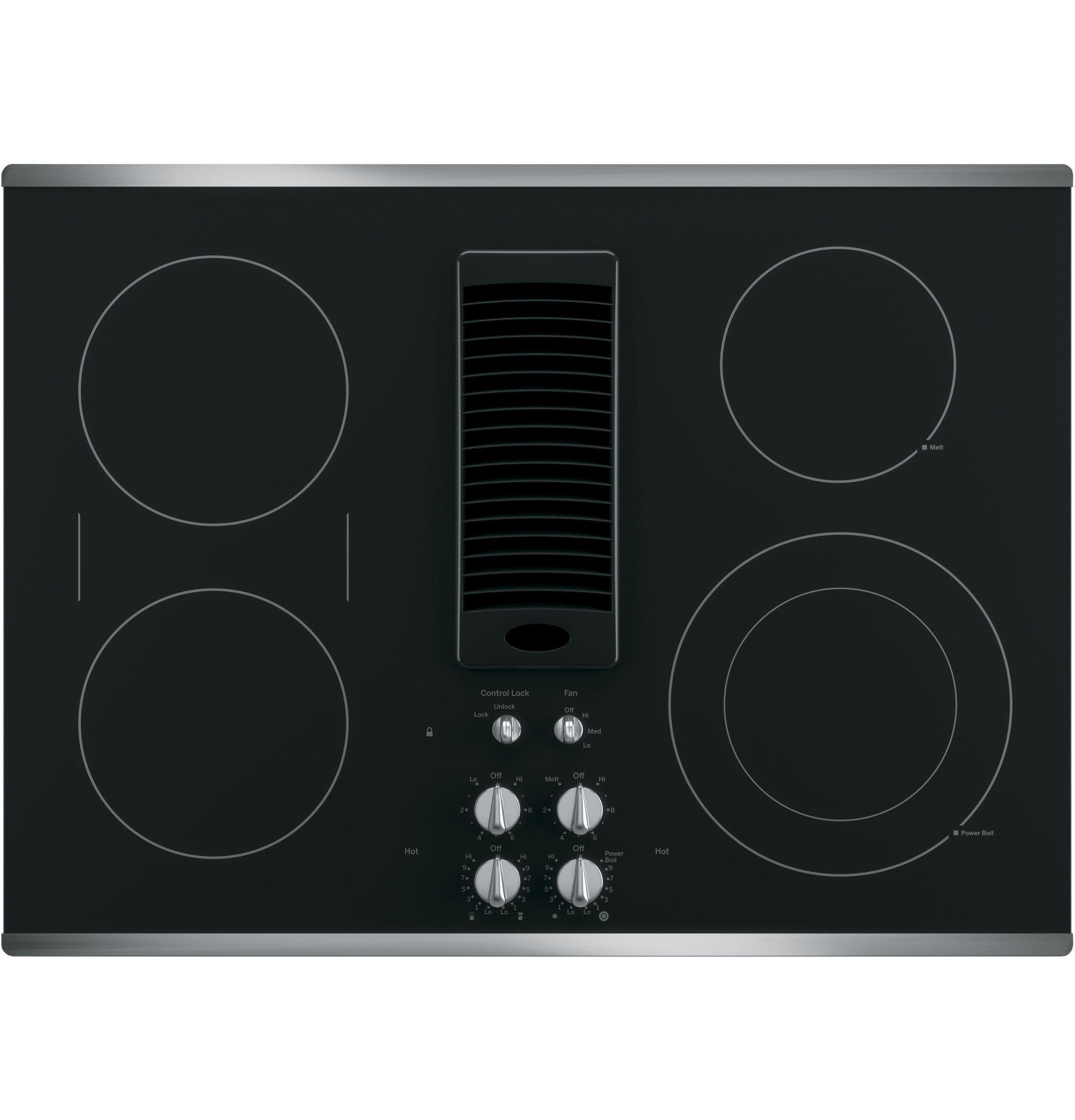 GE PP9830SJ1SS Electric Cooktop