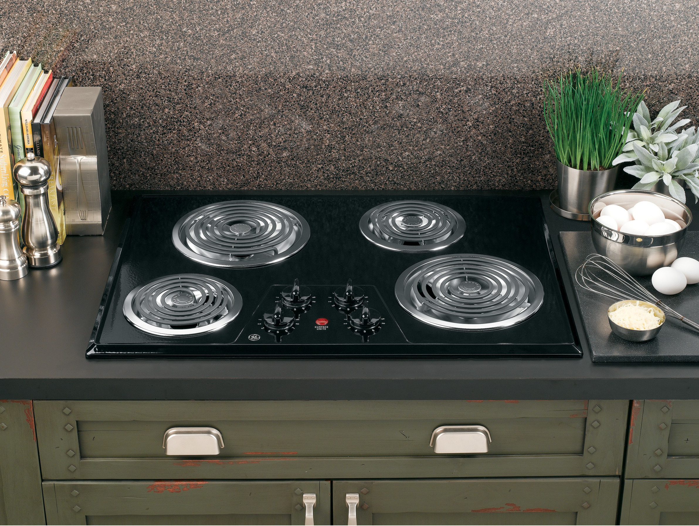 GE JP328BK2BB Cooktop