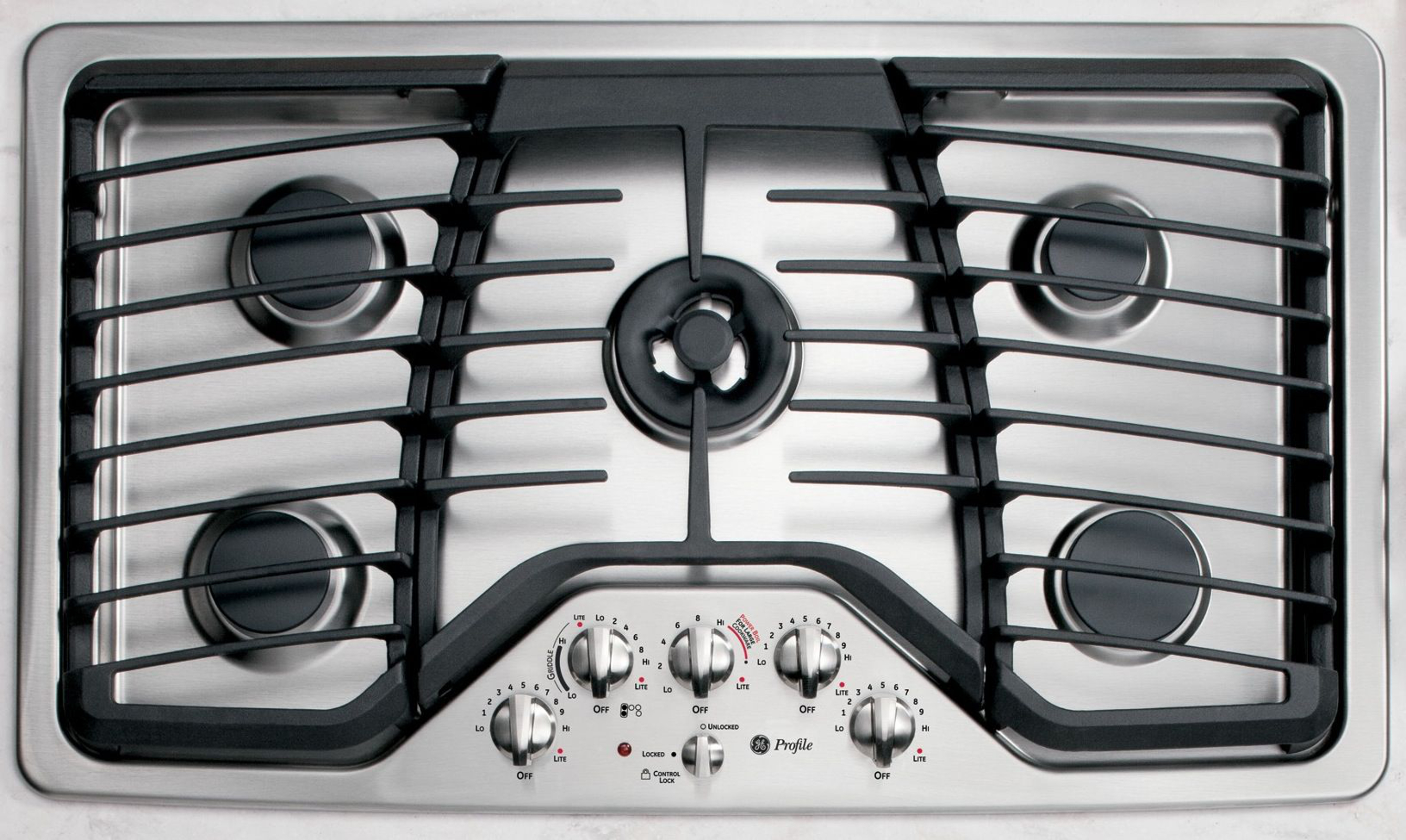 GE PGP986SET1SS Gas Cooktop