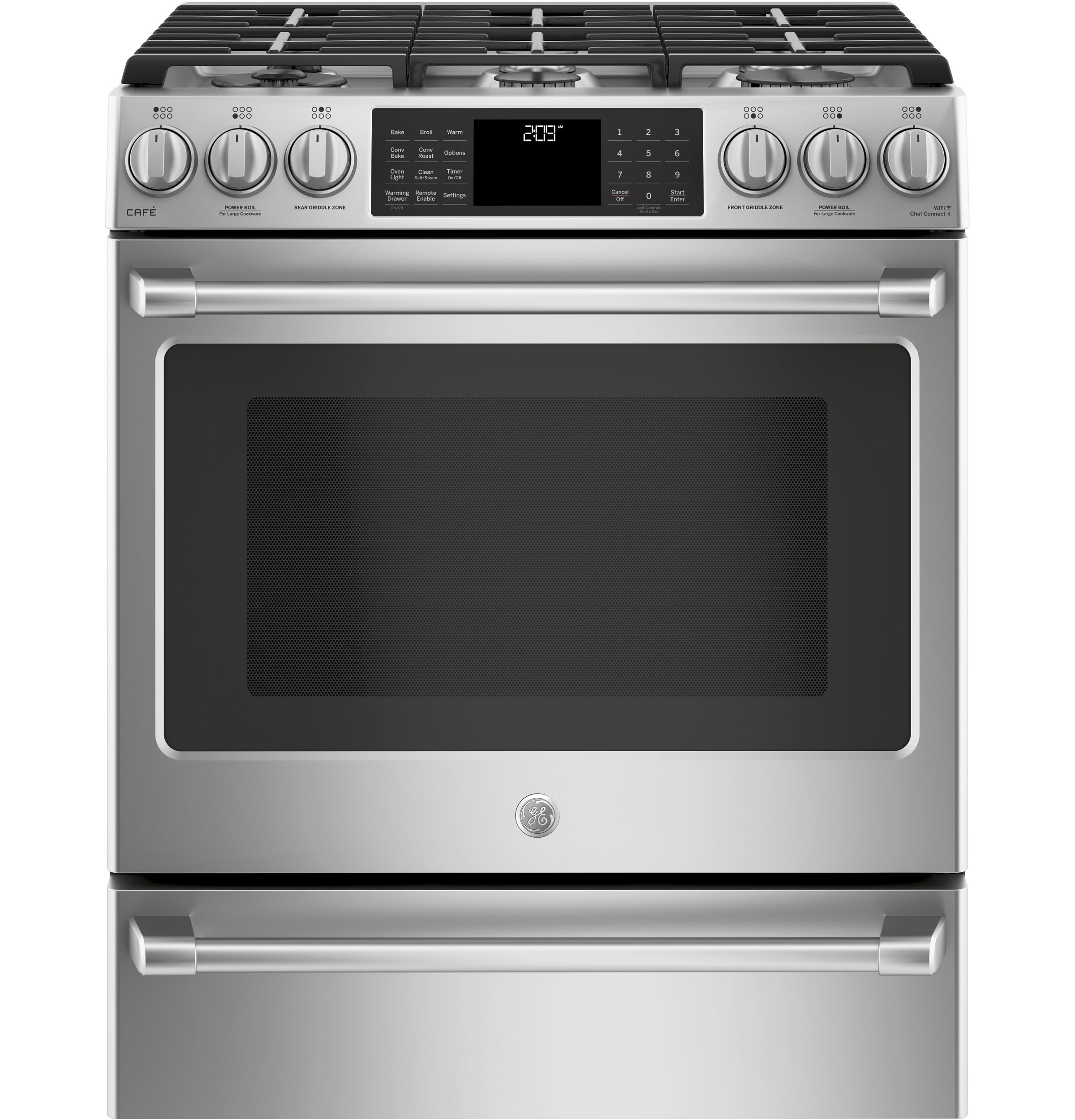 GE C2S986SEL2SS Dual-Fuel Range