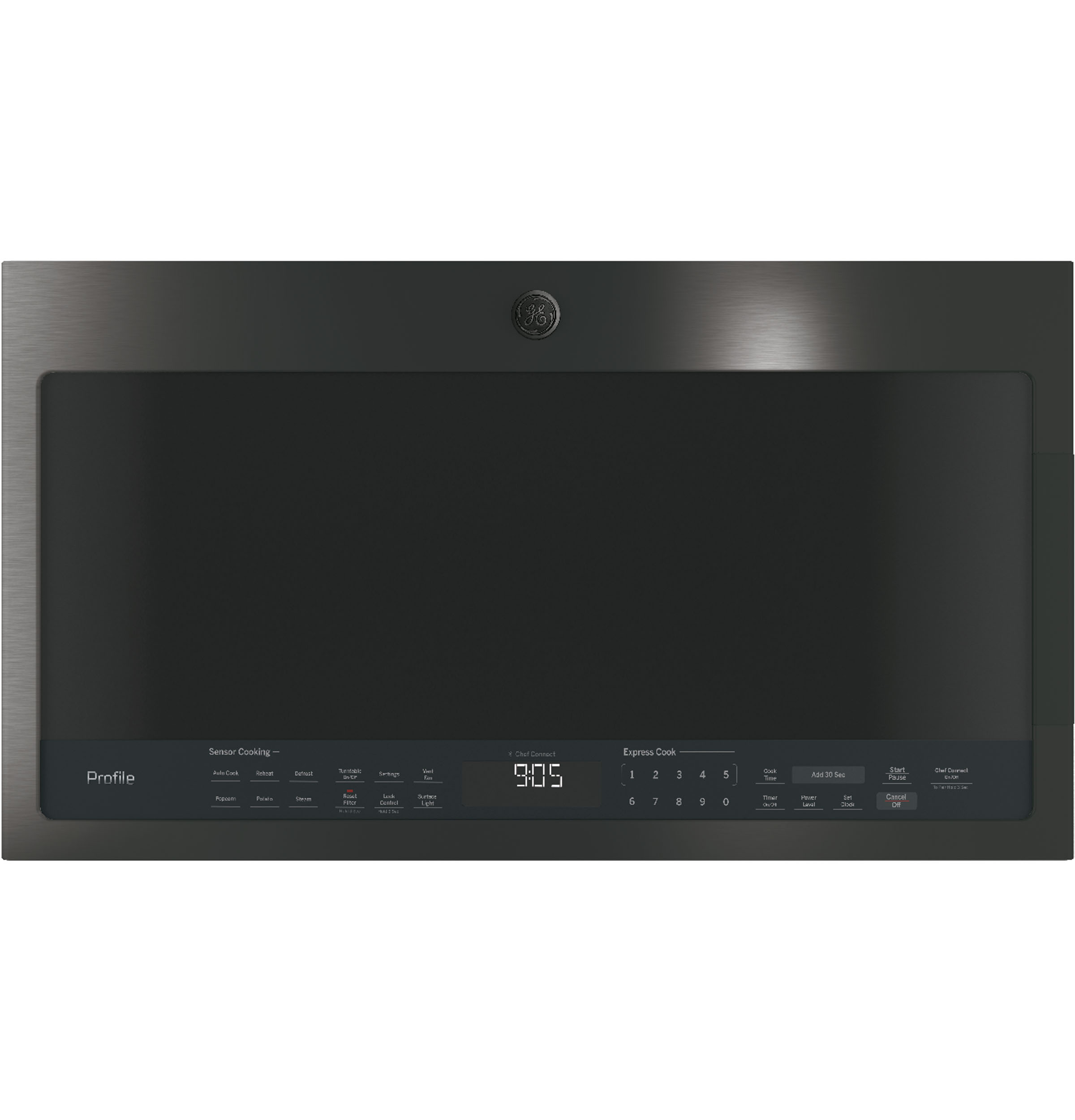 GE PVM9005BL1TS Microwave/Hood Combo